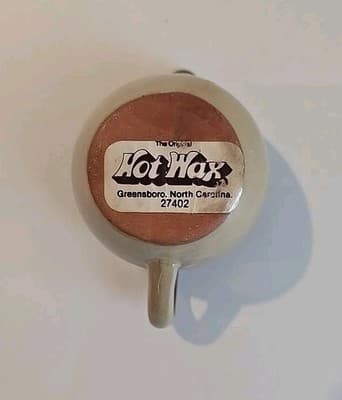 Pottery Creamer Jar Brown 2 1/4" Hot Wax North Carolina - Thumbnail 7