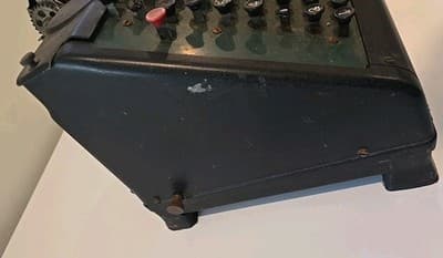 Vintage Monroe Mechanical Adding Machine – Early Office Calculator w/ Keys 1940s - Thumbnail 5