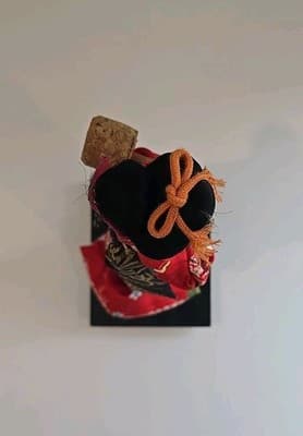 Vintage Porcelain Japanese￼ Geisha Kimono Doll Figurine Statue - Thumbnail 7
