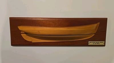 Wooden Joe Albury Man-O-War Sailing Dinghy Joe Albury Brothers MOW Cay