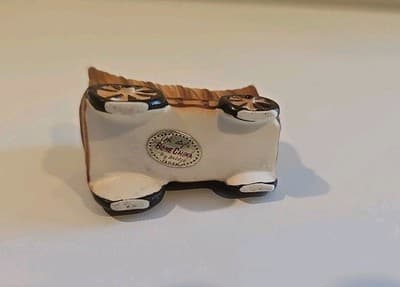 Conistoga Wagon, Miniature Porcelain, Vintage Japan - Thumbnail 8