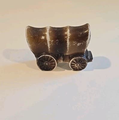 Conistoga Wagon, Miniature Porcelain, Vintage Japan - Thumbnail 4