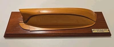 Wooden Joe Albury Man-O-War Sailing Dinghy Joe Albury Brothers MOW Cay - Thumbnail 4