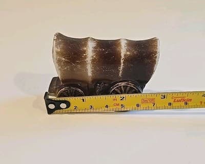 Conistoga Wagon, Miniature Porcelain, Vintage Japan - Thumbnail 8