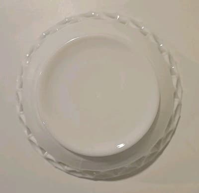 Vintage Westmoreland Milk Glass Bowl Doric White Lace Edge Bowl 9" - Thumbnail 3