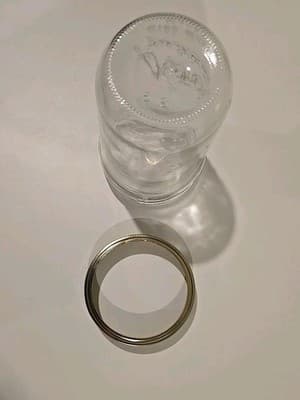 Kerr Glass 8oz Jelly Jar - "Self Sealing" Wide Mouth Mason - Thumbnail 8