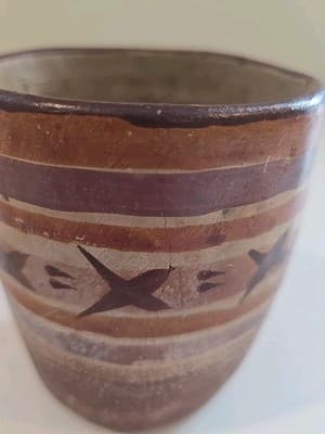 Hand-Crafted Mexico Mug Hand Painted From the 1950's Jalisco - Thumbnail 5