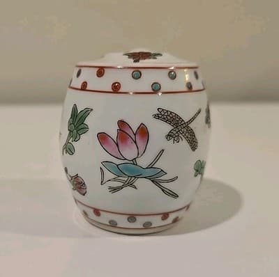 Vintage 20th C. Chinese Porcelain Garden Seat Figural Ginger Jar Famille Rose - Thumbnail 4