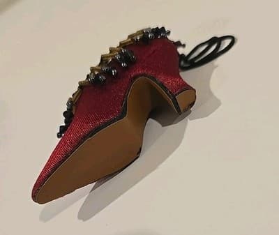 Vintage Resin Victorian Shoe Christmas Ornament Lot Of (3) - Thumbnail 20