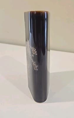 Flying Bird & Flowers 7" Vase Japan Toyo Kiku - Thumbnail 7