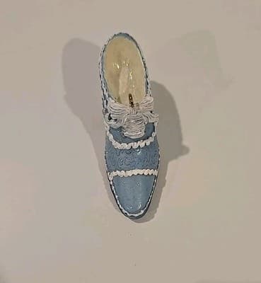 Vintage Resin Victorian Shoe Christmas Ornament Lot Of (3) - Thumbnail 5