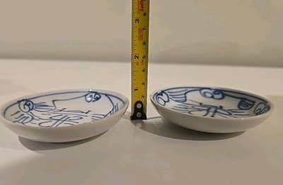 Canton Express Boston Warehouse Double Happiness Set of 4 Dip Sauce Bowls - Thumbnail 4