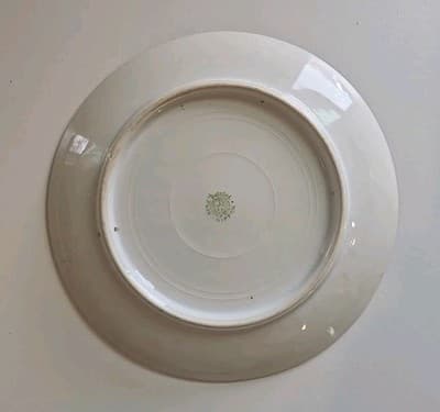 House On Lake Hand Painted Small Decor Plate Noritake Japan M Stamp - Thumbnail 5