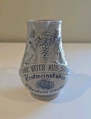 Wick Werke Small German Wine Stone Pitcher Salt Glaze - Thumbnail 2