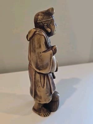 Asian Figurine Vintage ACTION Handcrafted in Italy Resin Cheswick PA 7" Tall - Thumbnail 5