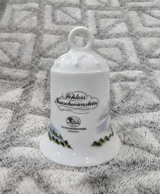 Schloss Neuschwanstein Bell Porcelain Hutschenreuther Germany - Thumbnail 3