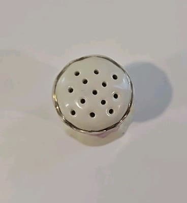 Antique O E & G Royal Austria Pink Rose Gold Salt Pepper Shaker - Thumbnail 8
