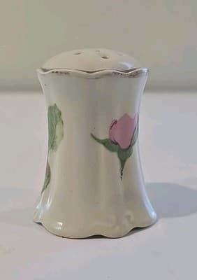 Antique O E & G Royal Austria Pink Rose Gold Salt Pepper Shaker - Thumbnail 5