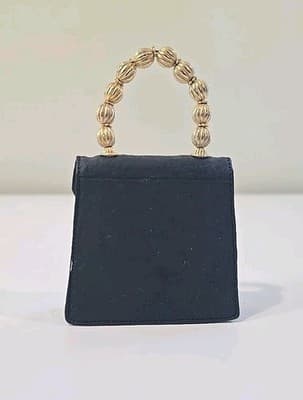 Vtg Just the Right Shoe Raine "Queen of Hearts" Black Miniature Purse #25326 - Thumbnail 7