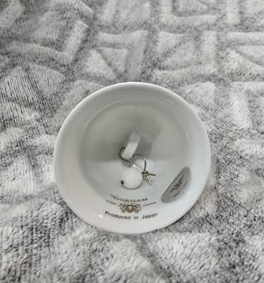 Gorham Fine China Porcelain Bell Made In Japan - Thumbnail 4