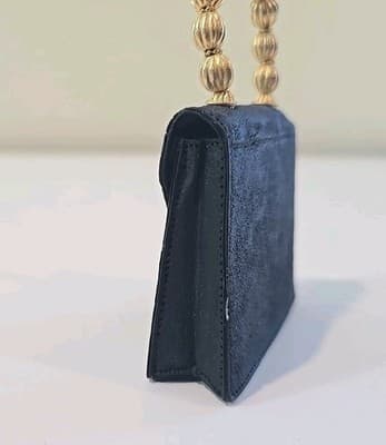 Vtg Just the Right Shoe Raine "Queen of Hearts" Black Miniature Purse #25326 - Thumbnail 5