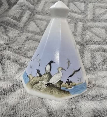 Poole England “Seabirds” English Fine Bone China Bell Beach Scene - Thumbnail 3