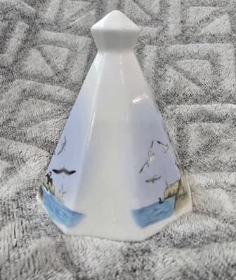 Poole England “Seabirds” English Fine Bone China Bell Beach Scene - Thumbnail 2