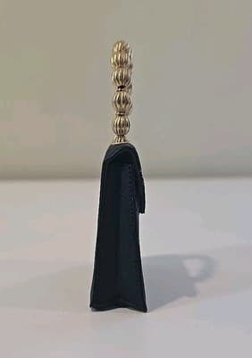 Vtg Just the Right Shoe Raine "Queen of Hearts" Black Miniature Purse #25326 - Thumbnail 8
