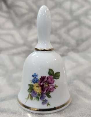 Reutter Porzellan - Germany Floral Bouquet Bell , Bell Collectors Club
