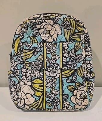 Vera Bradley Backpack Bookbag Island Blooms Shoulder Bag School Travel Work