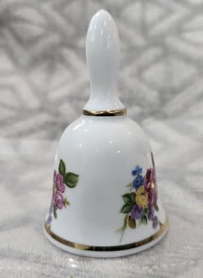 Reutter Porzellan - Germany Floral Bouquet Bell , Bell Collectors Club - Thumbnail 3