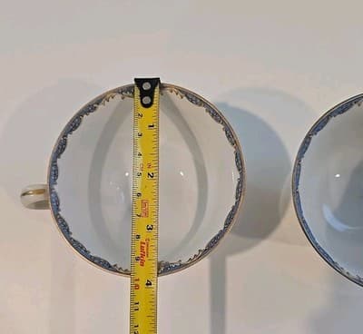 Vintage Cherry China Made In Japan Set Of Two Tea Cups And Saucers - Thumbnail 9