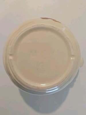 Vtg McCoy Pitcher #7528 Grapes/ Leaves /Walnuts -Pottery -Brown/Tan/Cream - Thumbnail 8