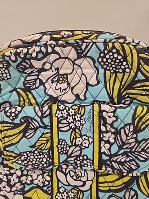 Vera Bradley Backpack Bookbag Island Blooms Shoulder Bag School Travel Work - Thumbnail 2