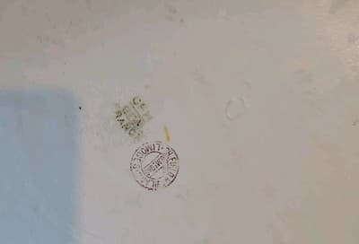 Vintage GDA Charles Field Haviland Limoges France Floral Handled Plate Platter - Thumbnail 5