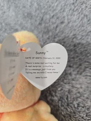 TY Beanie Baby - SUNNY the e-Bear (8.5 inch) - Thumbnail 4