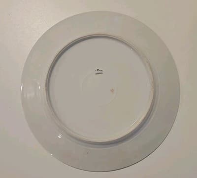 Bavaria ZS & Co Royal Munich Porcelain Hand Ptd Plate Gold Trim Roses Bouquet - Thumbnail 4