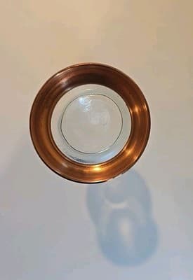 Vintage Princess House Bud Vase with Copper - Thumbnail 3