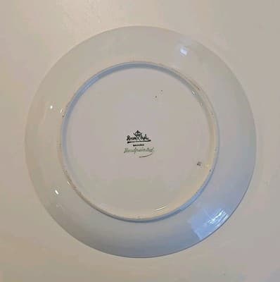 Rosenthal Bavaria Hand Painted Porcelain Plate with Apple Fruit Decor - Thumbnail 6