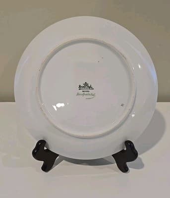 Rosenthal Bavaria Hand Painted Porcelain Plate with Apple Fruit Decor - Thumbnail 2