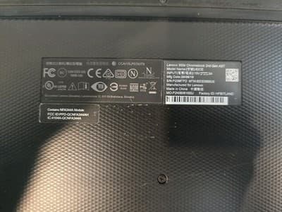 Lenovo Chromebook 300e 2nd Gen 11.6" 32GB, Black - Thumbnail 5