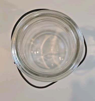 Vintage Atlas Z-SEAL Glass Jar No Lid Clear 5056 - Thumbnail 6