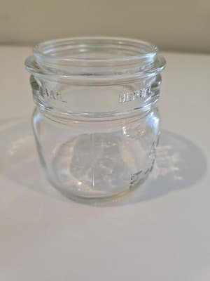Vtg. Atlas EZ Seal Canning Jar Bottle Embossed Clear Glass No Lid 13 - Thumbnail 4
