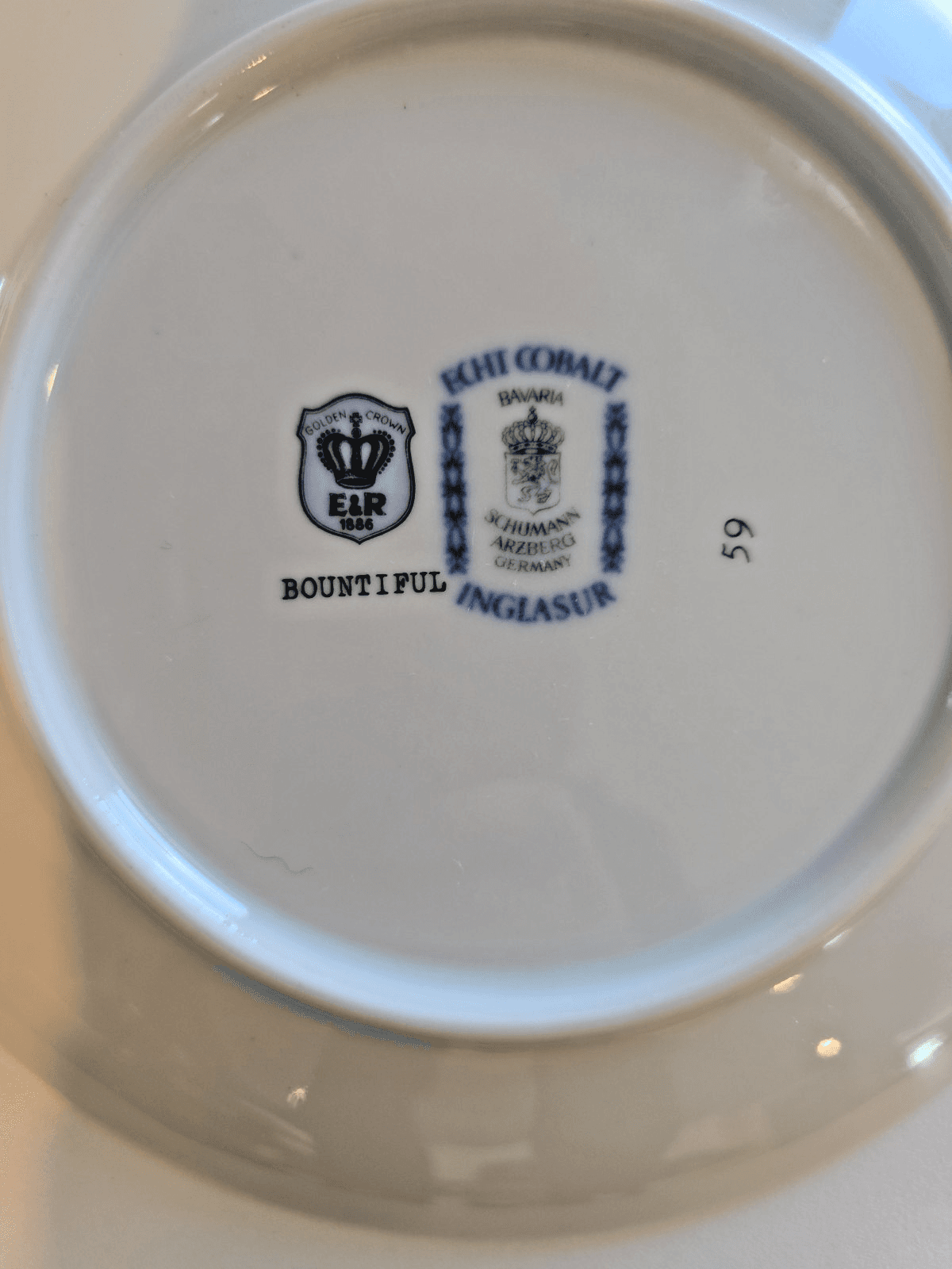 Vintage Bavaria Schumann Arzberg Germany Fruit Serving Bountiful Plate Set of 6 - Thumbnail 3