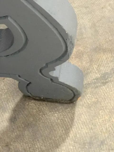 5-Drawer Painted Gray Desk (AS IS) - Thumbnail 10