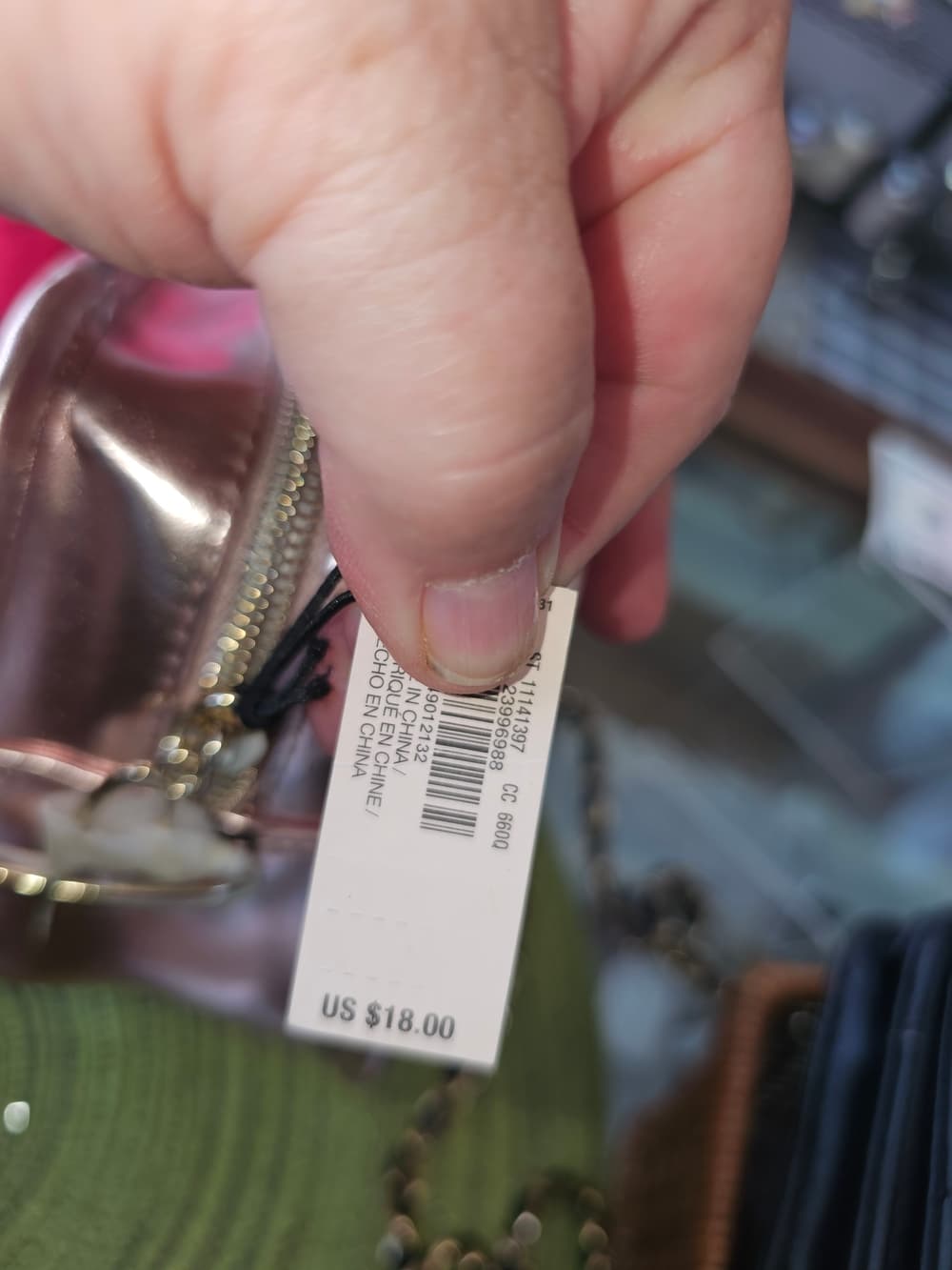 Victoria's Secret Rose Gold and Mint Clear Travel Pouch - Thumbnail 5