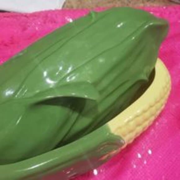 Antique Corn Gravy Bowl - Thumbnail 2