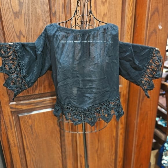 Crazy Train lace accent Top - Thumbnail 4