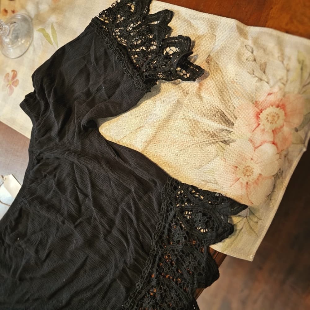 Crazy Train lace accent Top - Thumbnail 2