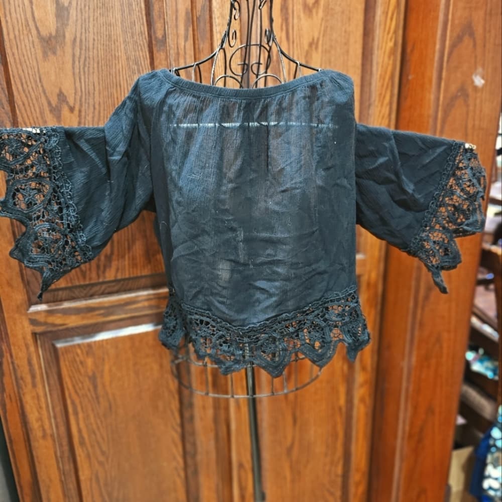Crazy Train lace accent Top - Thumbnail 3